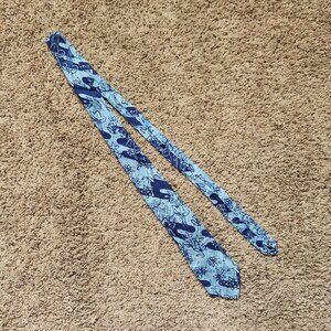 Kanaka Vintage Hawaiian Blue Tie